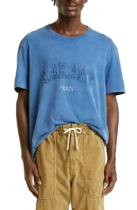Men's v - neck muscle t - shirts for a body - building aestheticHonore Marant Tee Shirt - Unisex In Light Blue