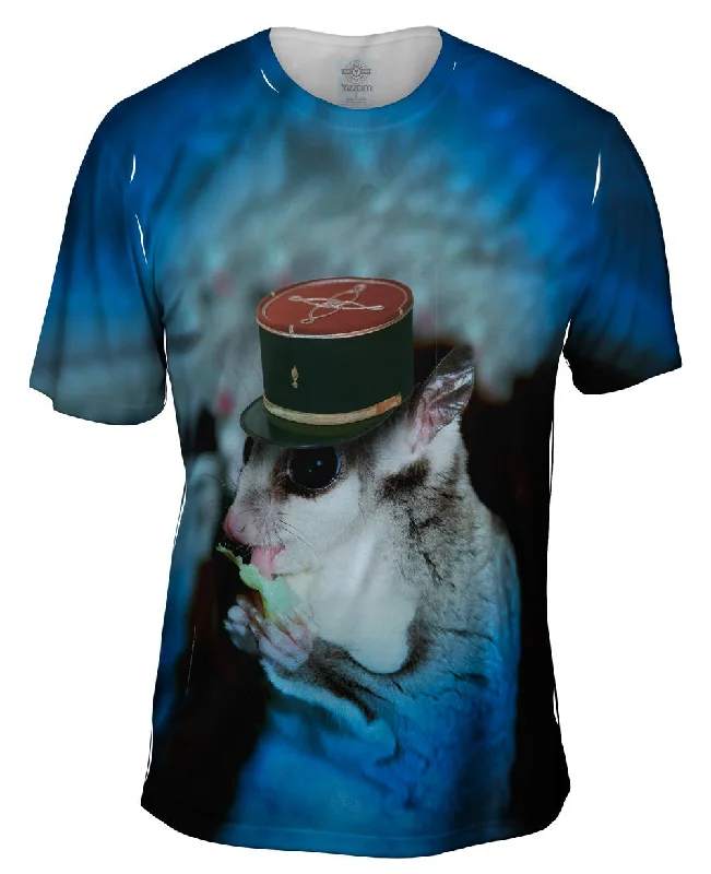 Men's polo t - shirts with a contrast collar for a preppy lookHungry Sugar Glider