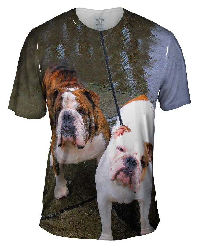 Men's polo t - shirts with a contrast collar for a preppy lookI Love Cat Food Bulldogs Men's polo t - shirts with a contrast collar for a preppy lookI Love Cat Food Bulldogs