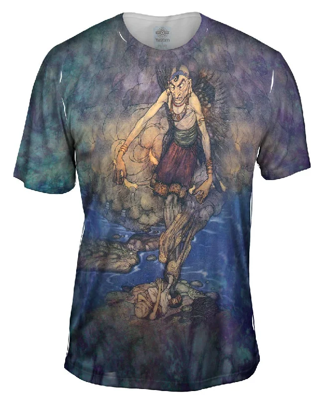 Men's antimicrobial t - shirts for odor - free freshness during travelIndian - "Genie Awakening" Men's antimicrobial t - shirts for odor - free freshness during travelIndian - "Genie Awakening"