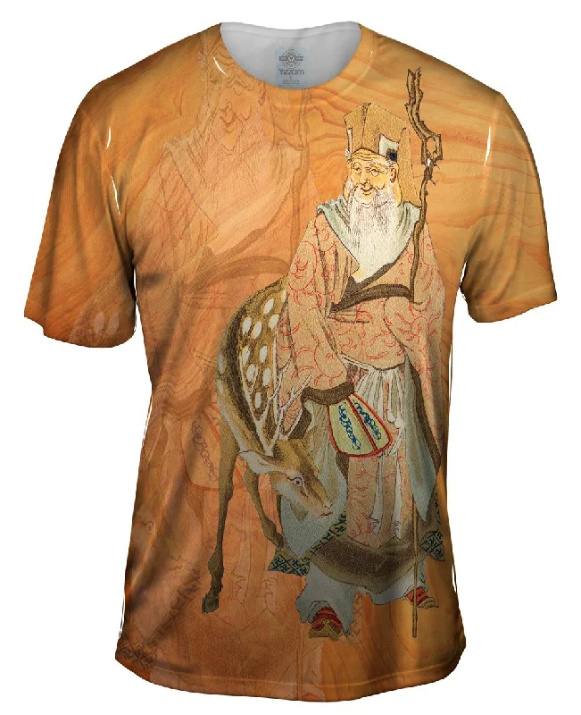 Men's UV - protection t - shirts for outdoor activities in the sunJapan - "Jurojin"