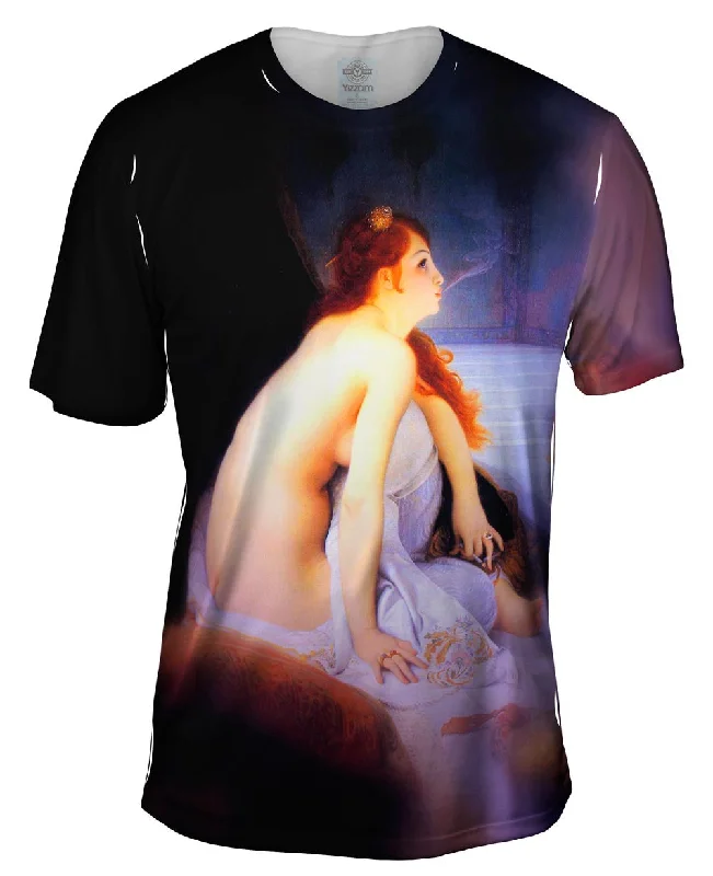 Men's lightweight performance t - shirts for running marathonsJean Jules Antoine Lecomte Du Nouy - "The White Slave" (1888) Men's lightweight performance t - shirts for running marathonsJean Jules Antoine Lecomte Du Nouy - "The White Slave" (1888)