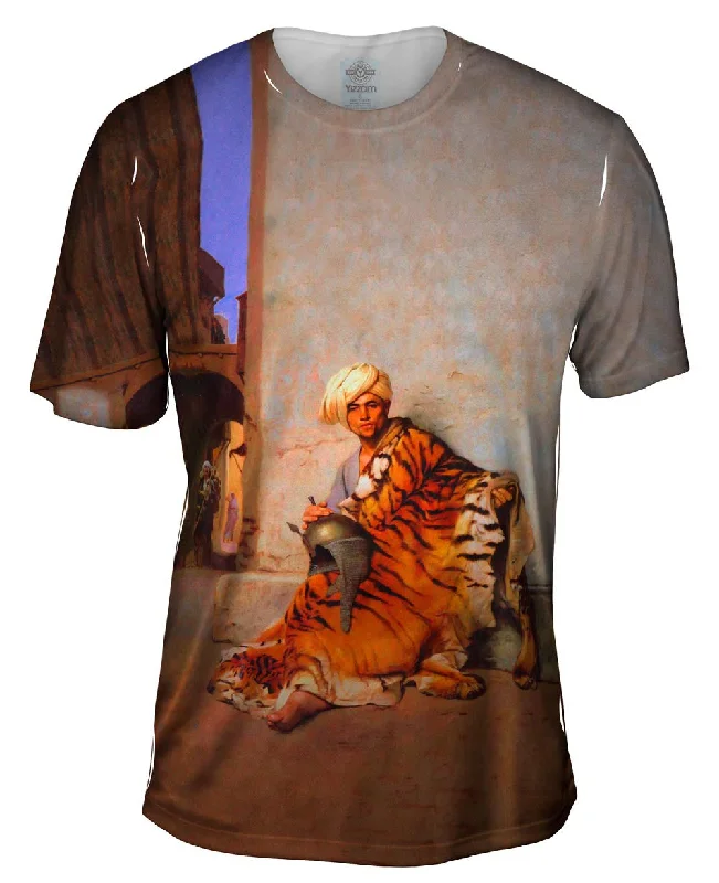 Men's UV - protection t - shirts for outdoor activities in the sunJean-Leon Gerome - "The Automat" (1869) Men's UV - protection t - shirts for outdoor activities in the sunJean-Leon Gerome - "The Automat" (1869)