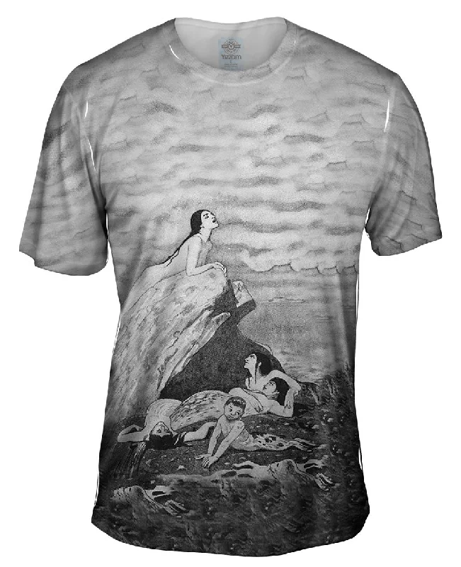 Men's UV - protection t - shirts for outdoor activities in the sunJohn Duncan - "Mermaid Sings" Men's UV - protection t - shirts for outdoor activities in the sunJohn Duncan - "Mermaid Sings"