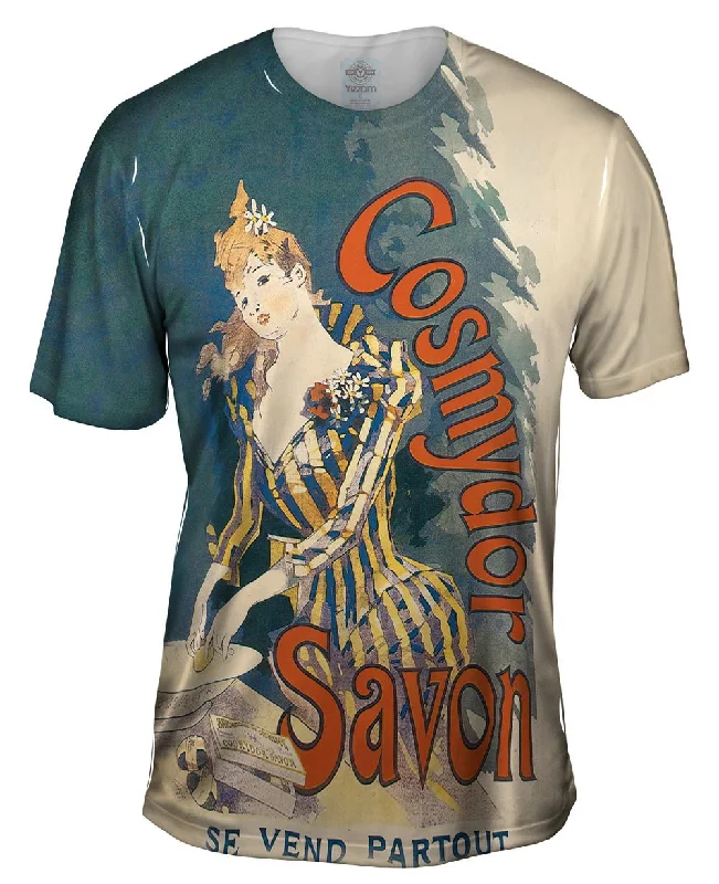 Men's plus - size pocket t - shirts with a classic lookJules Chéret - "Cosmydor Savon" (1891) Men's plus - size pocket t - shirts with a classic lookJules Chéret - "Cosmydor Savon" (1891)