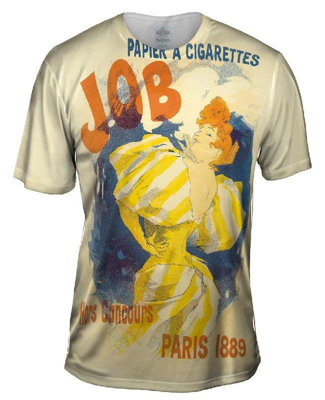 Men's antimicrobial t - shirts for odor - free freshness during travelJules Cheret Job Cigarette Men's antimicrobial t - shirts for odor - free freshness during travelJules Cheret Job Cigarette