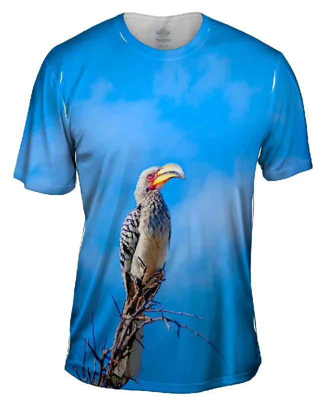 Men's plus - size pocket t - shirts with a classic lookJust Hanging Around Bird