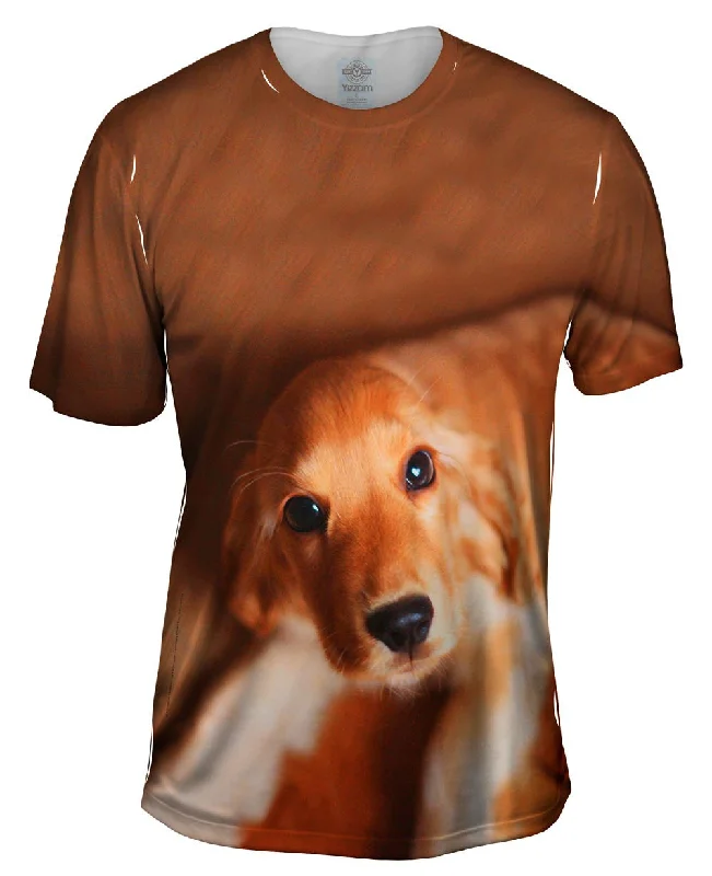 Men's antimicrobial t - shirts for odor - free freshness during travelKindly Golden Cocker Spaniel Men's antimicrobial t - shirts for odor - free freshness during travelKindly Golden Cocker Spaniel