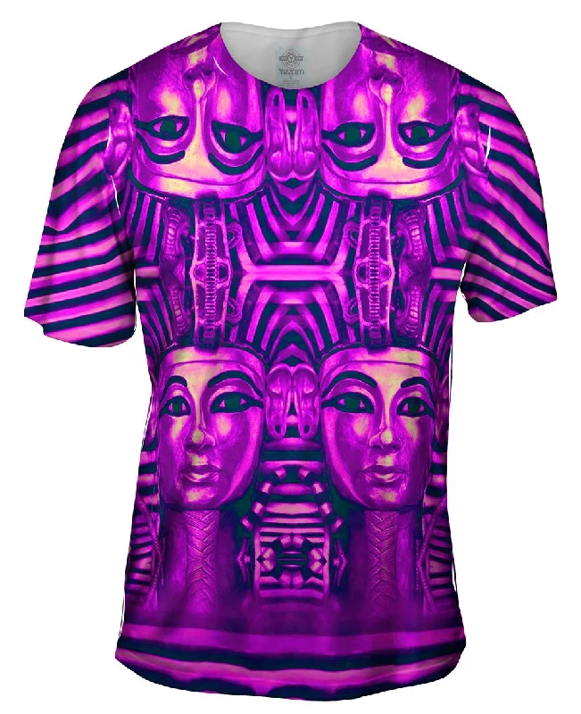 Men's UV - protection t - shirts for outdoor activities in the sunKing Tut Reincarnation Purple Men's UV - protection t - shirts for outdoor activities in the sunKing Tut Reincarnation Purple