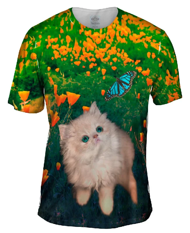 Men's antimicrobial t - shirts for odor - free freshness during travelLearning Kitten Men's antimicrobial t - shirts for odor - free freshness during travelLearning Kitten