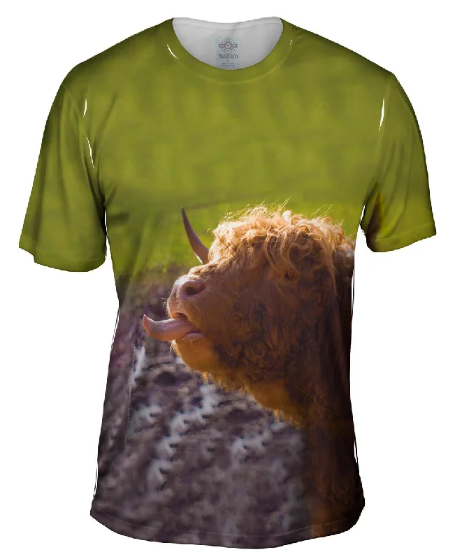 Men's moisture - wicking athletic t - shirts for intense workoutsLickity Yack