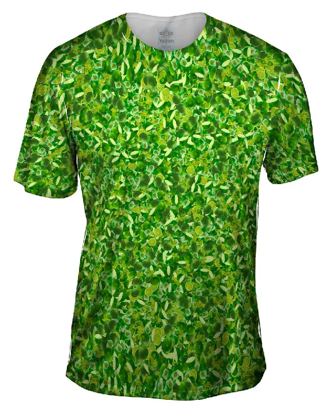 Men's organic cotton crew - neck t - shirts for everyday comfortLime Vitamic C Overload Men's organic cotton crew - neck t - shirts for everyday comfortLime Vitamic C Overload