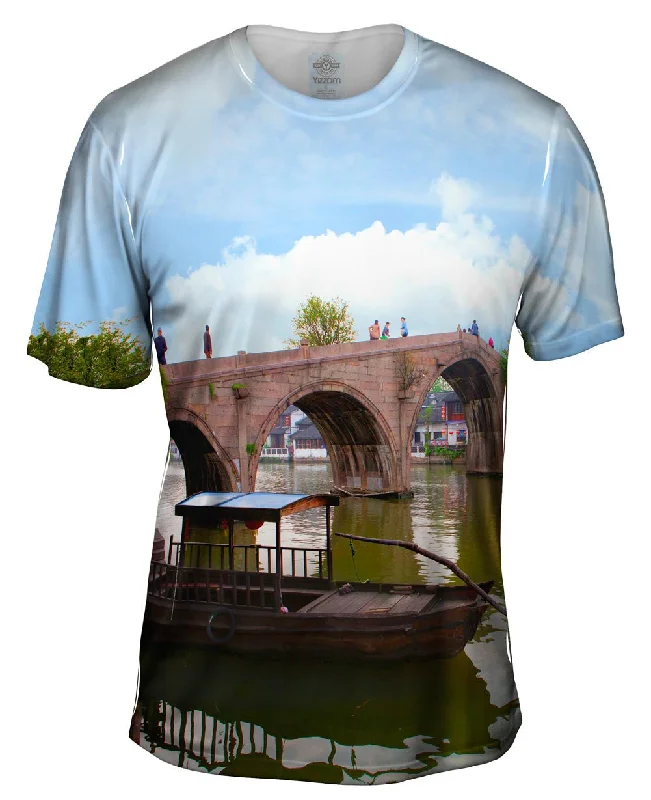 Men's eco - friendly recycled t - shirts for sustainable fashion choicesLittle Chinese Venice Men's eco - friendly recycled t - shirts for sustainable fashion choicesLittle Chinese Venice