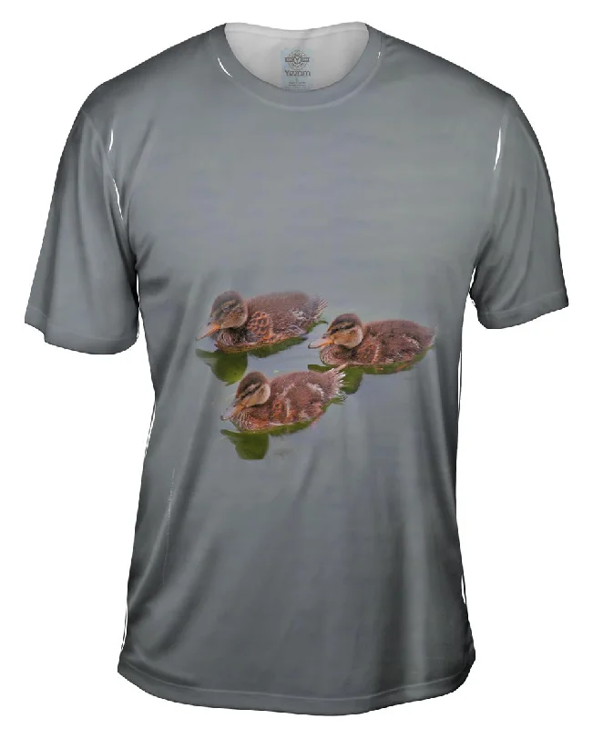 Men's thermal t - shirts with a high - neck design for cold weatherLittle Ducklings Swim Men's thermal t - shirts with a high - neck design for cold weatherLittle Ducklings Swim