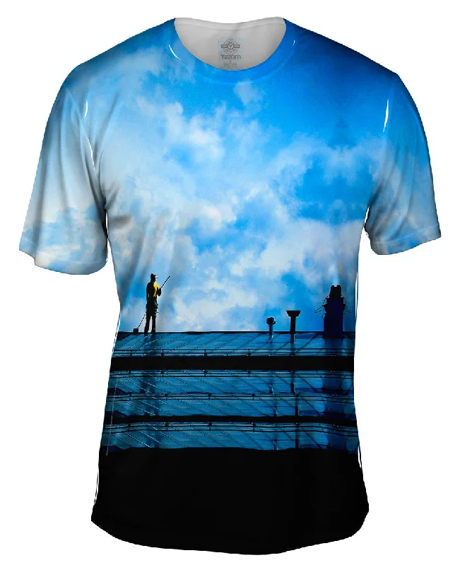 Men's v - neck muscle t - shirts for a body - building aestheticLonely At The Top