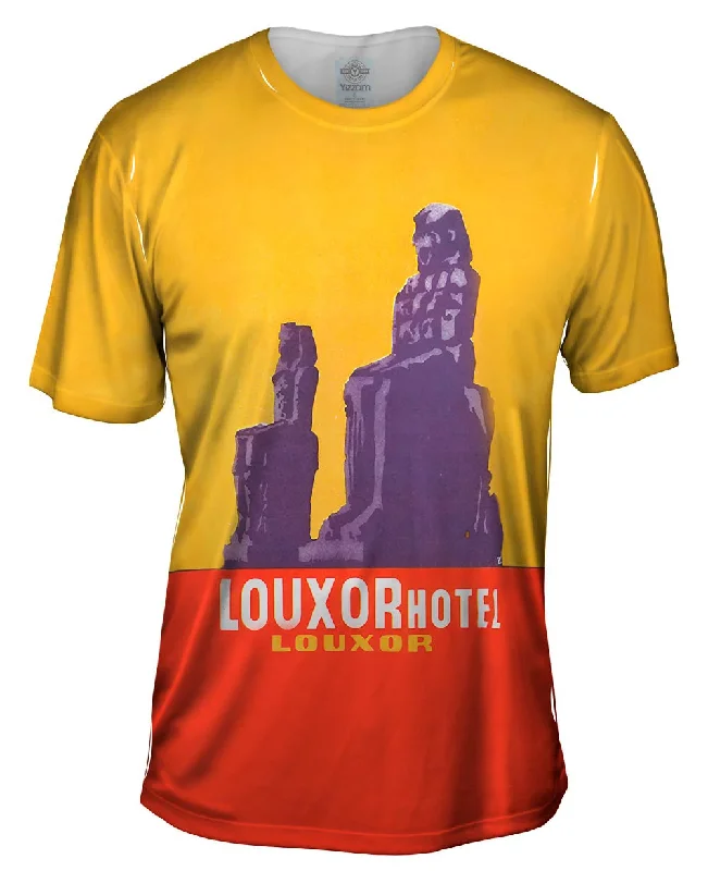 Men's polo t - shirts with a contrast collar for a preppy lookLouxor Hotel