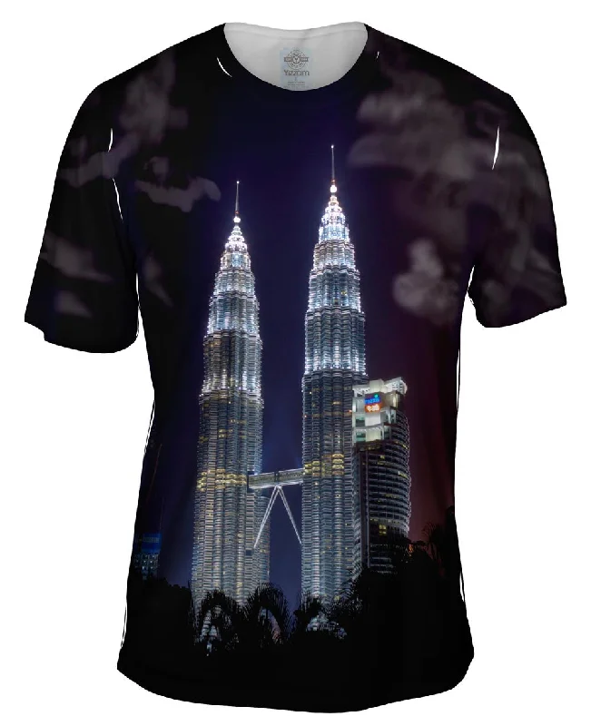Men's thermal t - shirts with a high - neck design for cold weatherMalaysia Towers
