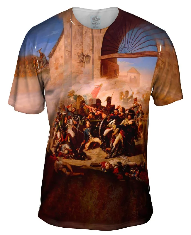 Men's moisture - wicking athletic t - shirts for intense workoutsManuel Castellano - Muerte de Daoiz y defensa del parque de artillería por el pueblo de Madrid el 2 de mayo de 1808 (1862) Men's moisture - wicking athletic t - shirts for intense workoutsManuel Castellano - Muerte de Daoiz y defensa del parque de artillería por el pueblo de Madrid el 2 de mayo de 1808 (1862)