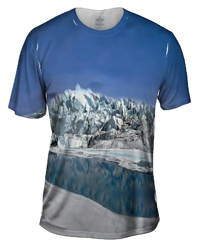 Men's organic cotton crew - neck t - shirts for everyday comfortMatanuska Glacier