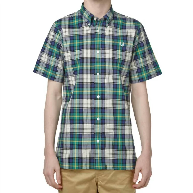 Men's eco - friendly recycled t - shirts for sustainable fashion choicesMen's Spring Shirt In Tartan