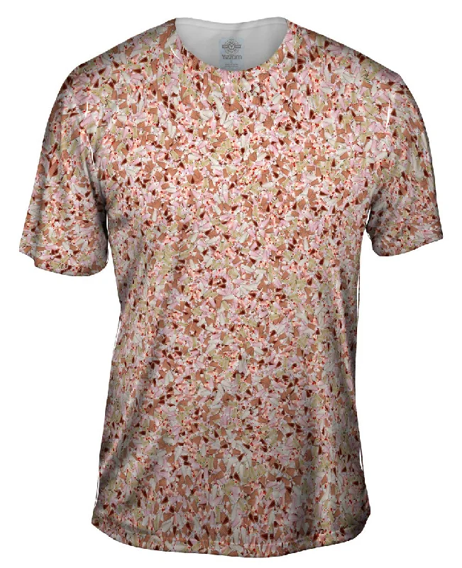 Men's printed Hawaiian t - shirts for tropical vacationsMilkshake Afternoon