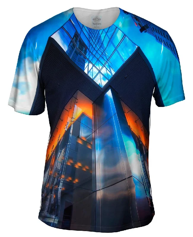 Men's moisture - wicking athletic t - shirts for intense workoutsMirror City Toronto Men's moisture - wicking athletic t - shirts for intense workoutsMirror City Toronto