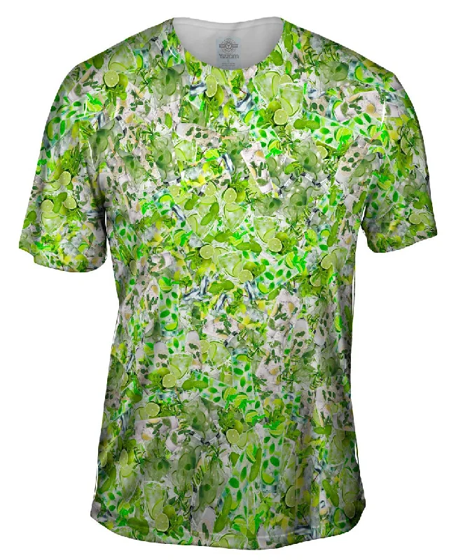 Men's organic cotton crew - neck t - shirts for everyday comfortMojito Sunrise 2