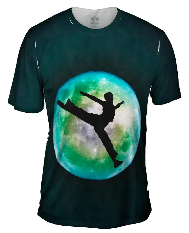 Men's organic cotton crew - neck t - shirts for everyday comfortMoon Dancing