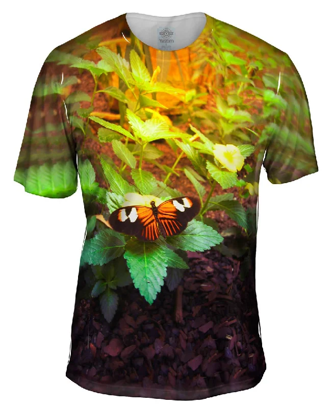 Men's tie - dye t - shirts with a bohemian styleMorning Butterfly
