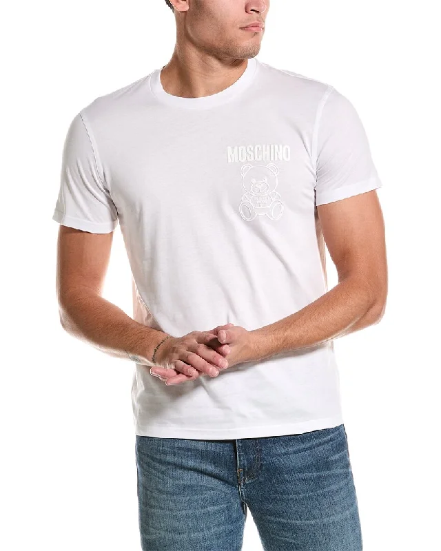 Men's v - neck muscle t - shirts for a body - building aestheticMoschino T-Shirt