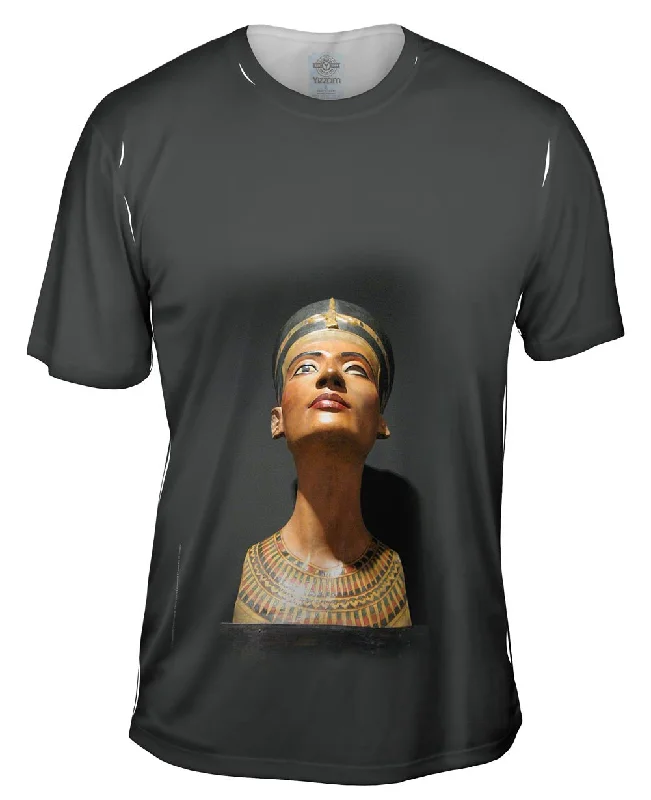 Men's printed Hawaiian t - shirts for tropical vacationsMuseum Pharoah Lady - Roman - Egyptian -