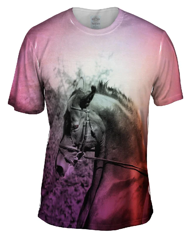 Men's tie - dye t - shirts with a bohemian styleMystic Paso fino