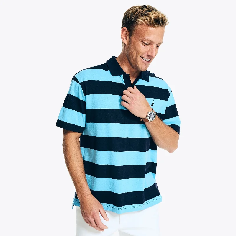 Men's organic cotton crew - neck t - shirts for everyday comfortNautica Mens Classic Fit Striped Polo