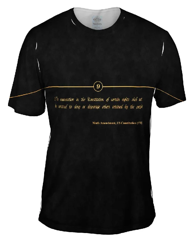 Men's antimicrobial t - shirts for odor - free freshness during travelNinth Amendment Us Constitution