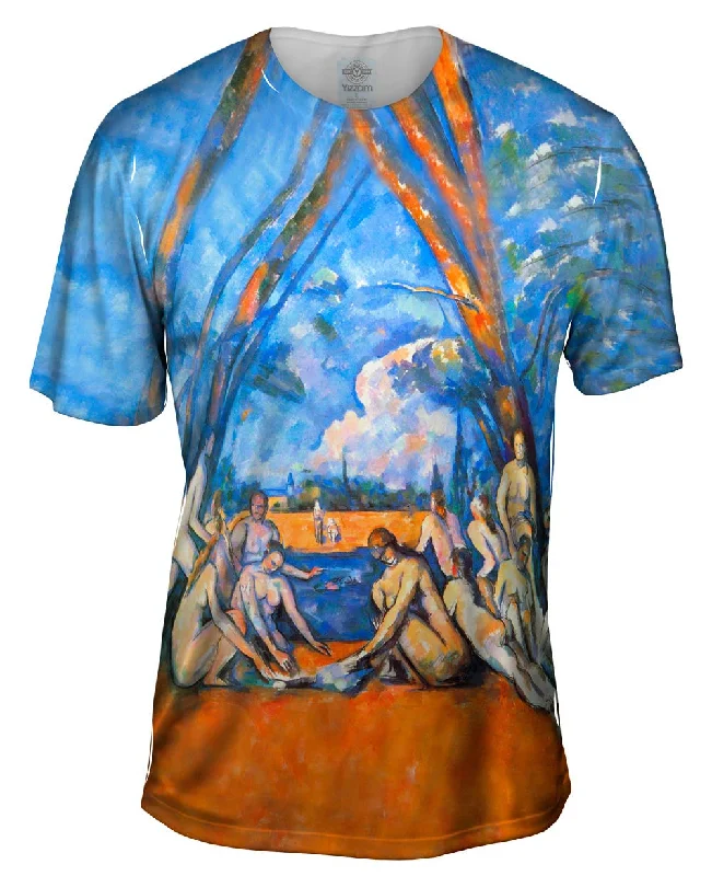 Men's moisture - wicking athletic t - shirts for intense workoutsPaul Cezanne - "Large Bathers" (1906)