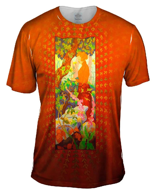 Men's lightweight performance t - shirts for running marathonsPaul Ranson - "Digitales" (1899)