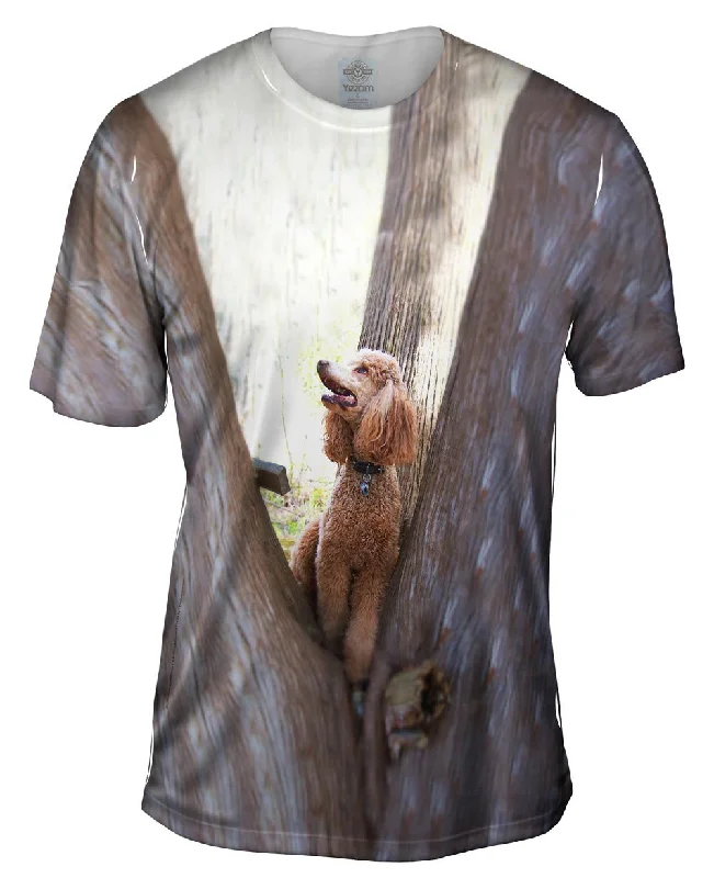 Men's plus - size pocket t - shirts with a classic lookPoodle Up A Tree