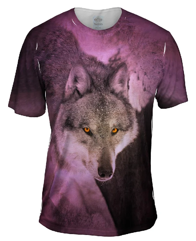 Men's lightweight performance t - shirts for running marathonsPurple Wife