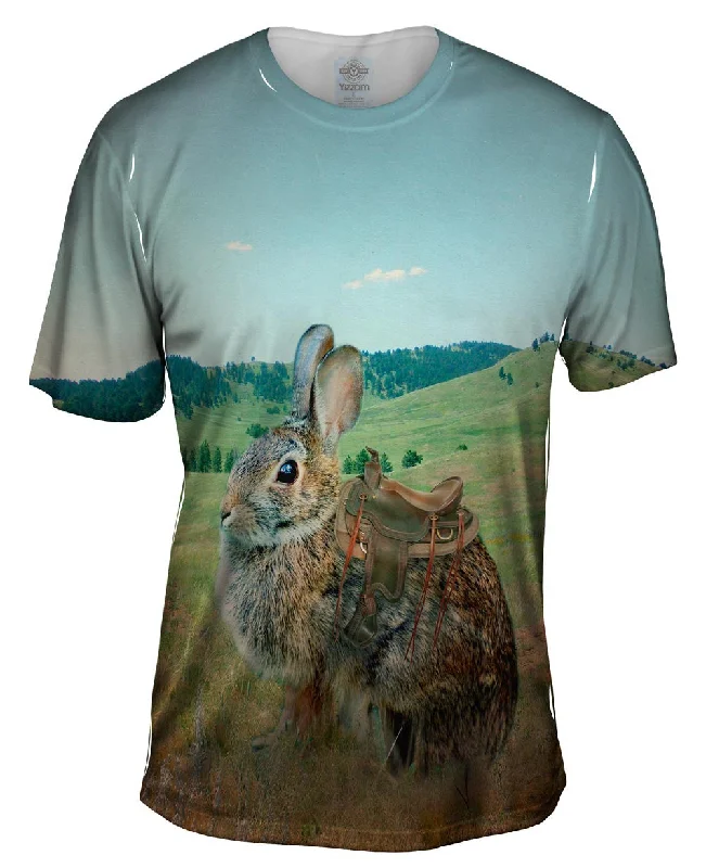 Men's lightweight performance t - shirts for running marathonsRanch Bunny