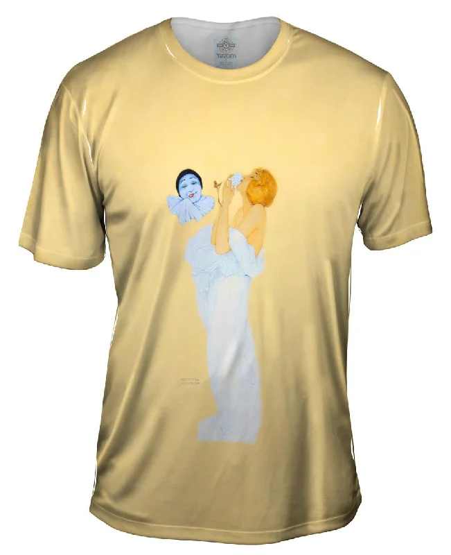 Men's thermal t - shirts with a high - neck design for cold weatherRaphael Kirchner - "Pierrots Dream"