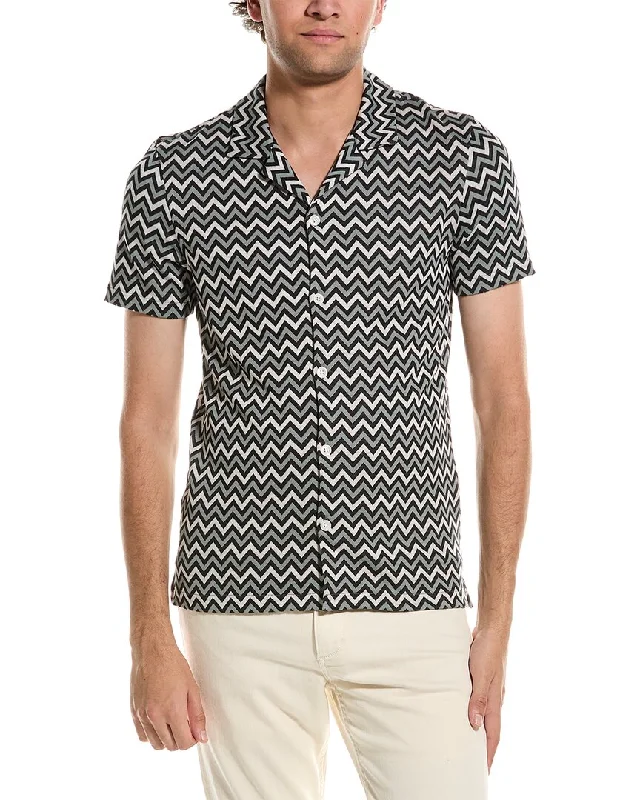 Men's slim - fit graphic t - shirts with vintage rock band printsReiss Balsa T-Shirt