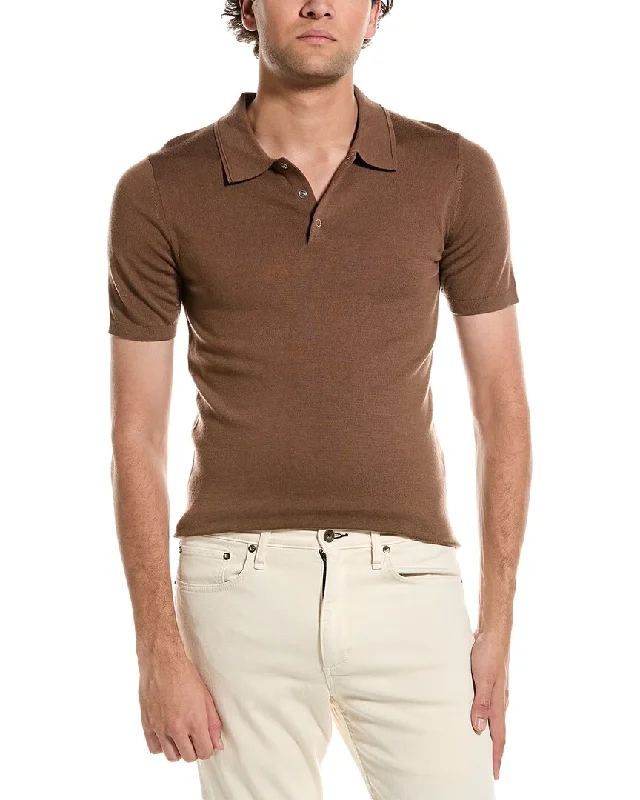 Men's UV - protection t - shirts for outdoor activities in the sunReiss Blair Merino Wool Polo Shirt