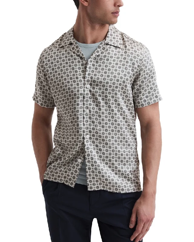 Men's ribbed t - shirts with a textured finish for added styleReiss Pedro Shirt