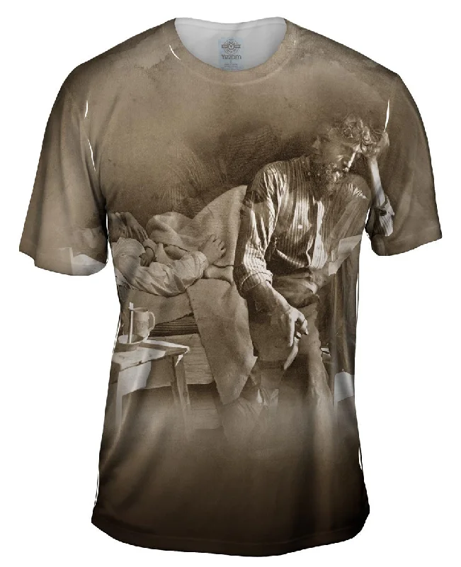 Men's printed Hawaiian t - shirts for tropical vacationsRev Hard Times
