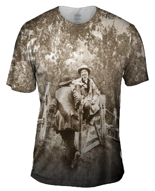 Men's ribbed t - shirts with a textured finish for added styleRev The Country Stile
