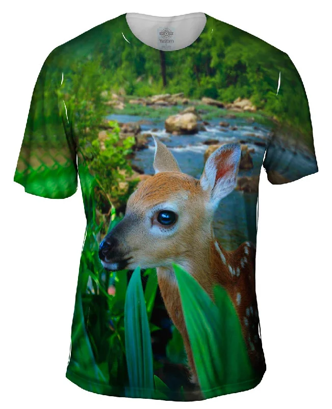 Men's lightweight performance t - shirts for running marathonsRiver Deer Fawn