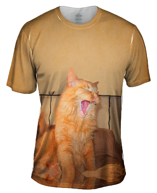 Men's ribbed t - shirts with a textured finish for added styleRoaring Cat