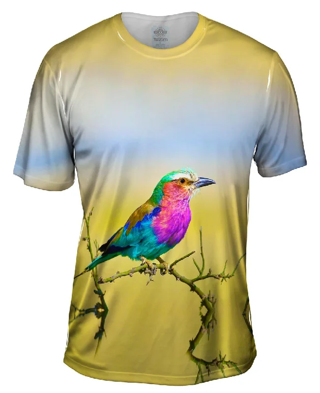 Men's thermal t - shirts with a high - neck design for cold weatherRoller Bird
