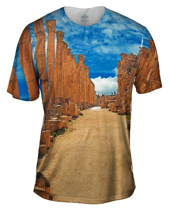 Men's antimicrobial t - shirts for odor - free freshness during travelRoman Road In Jaro