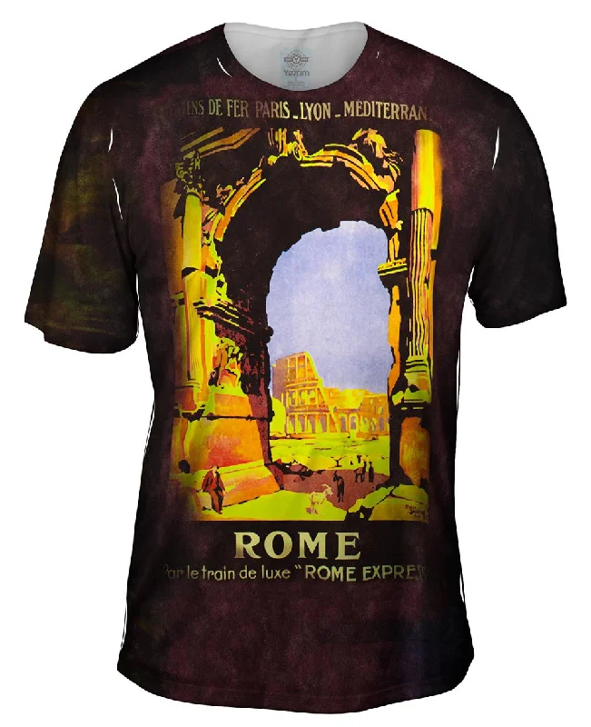 Men's eco - friendly recycled t - shirts for sustainable fashion choicesRome Express Italy 022